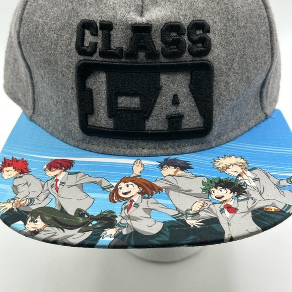 Bioworld My Hero Academia Characters 1 - A Logo Anime SnapBack Baseball Hat MHA - Picture 3 of 7